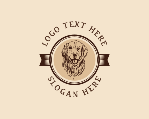 Vintage Dog Grooming Logo