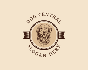 Vintage Dog Grooming logo design