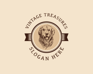 Vintage Dog Grooming logo design