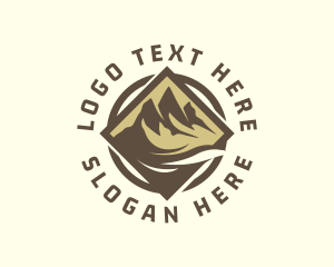 Slope - Outdoor Mountain Trekking logo design