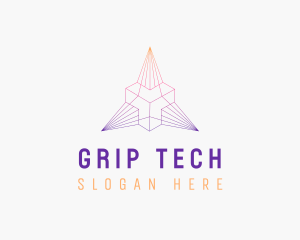 Tech Pyramid Developer logo design