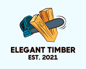 Chainsaw Wood Cutter  logo
