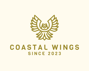 Eagle Feather Wings logo design