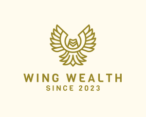 Eagle Feather Wings logo design