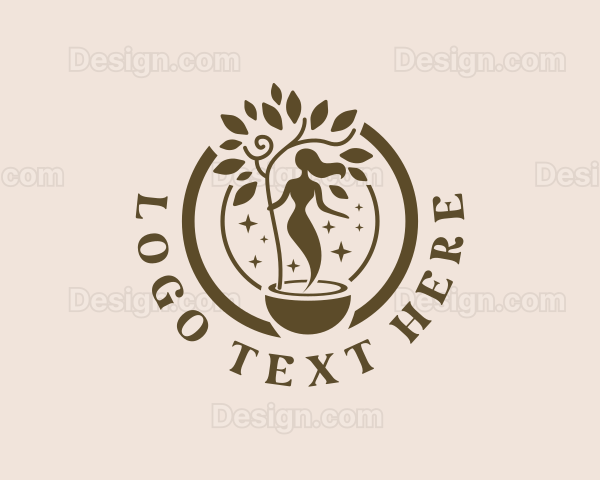 Eco Tree Woman Logo