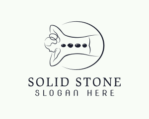 Hot Stone Massage logo design