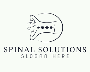 Hot Stone Massage logo design