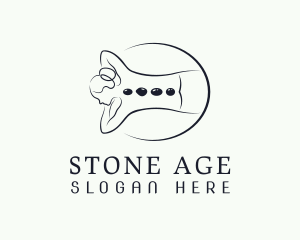 Hot Stone Massage logo design