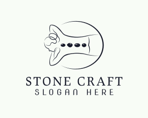 Hot Stone Massage logo design