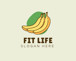 Healthy Nutritious Banana Logo