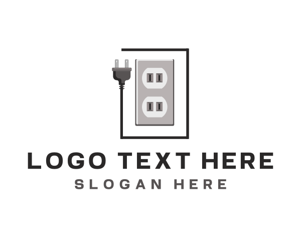 Electrical Plug logo example 1