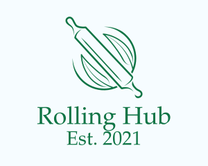 Baking Rolling Pin logo design