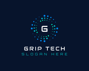 Technology Cyber Digital logo design