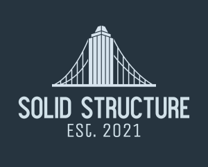 Tourist Bridge Structure logo design