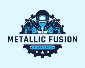 Fabrication Welding Cog logo design