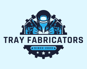 Fabrication Welding Cog logo design