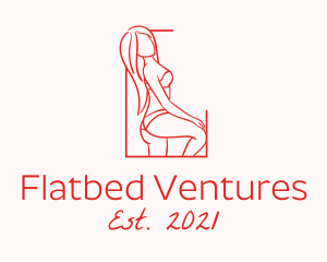 Seductive Sexy Woman logo design