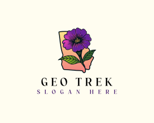 Georgia Blossom Flower logo design