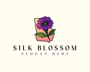 Georgia Blossom Flower logo design