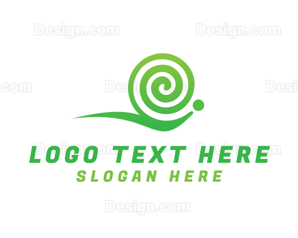 Snail Shell Twirl Logo