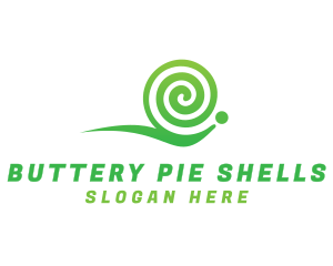 Snail Shell Twirl logo design