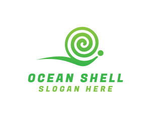 Snail Shell Twirl logo design