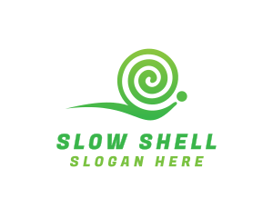 Snail Shell Twirl logo design