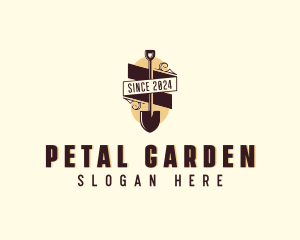 Yard Shovel Tool logo design