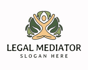 Natural Leaves Mediation logo design