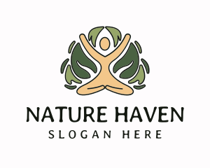 Natural Leaves Mediation logo design