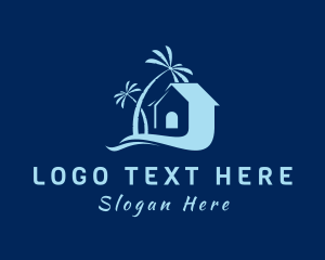 Home Tropical Palm Tree logo