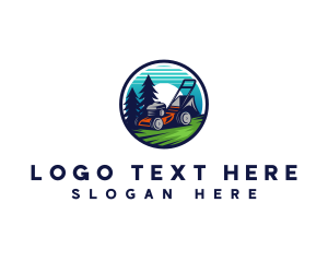 Landscaping Lawn Mower logo