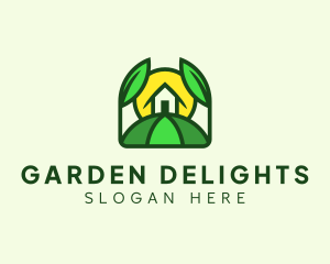 Environmental Backyard Landscaping logo design