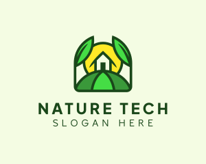 Environmental Backyard Landscaping logo design