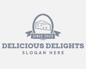 Delicious Cheddar Cheese  logo design