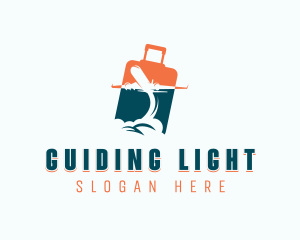 Luggage Travel Tourist logo design