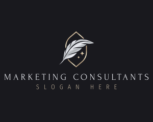 Feather Pen Quill Logo