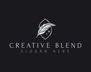 Feather Pen Quill logo