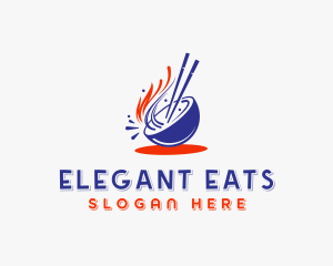 Asian Noodles Dining logo design