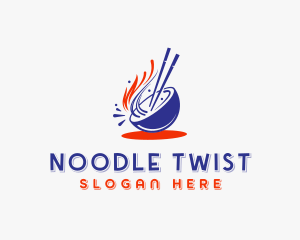 Asian Noodles Dining logo design