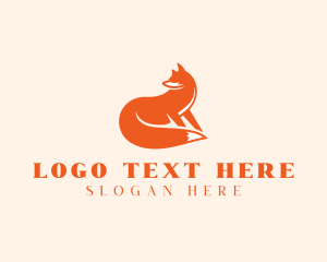 Wildlife Fox Canine logo design