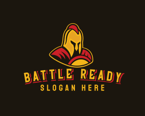 Spartan Warrior Soldier logo