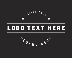 Retro Hipster Business logo