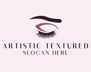 Eyelash Makeup Artist logo design