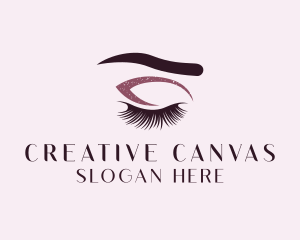 Eyelash Makeup Artist logo design