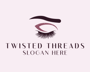 Eyelash Makeup Artist logo design