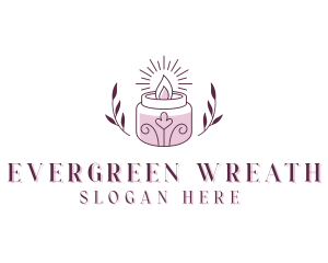 Wreath Candle Spa logo