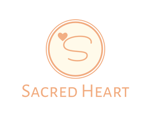 Heart Fashion Boutique Letter logo design