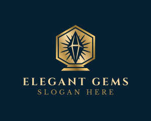 Elegant Diamond Jewelry logo design