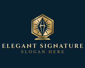 Elegant Diamond Jewelry logo design